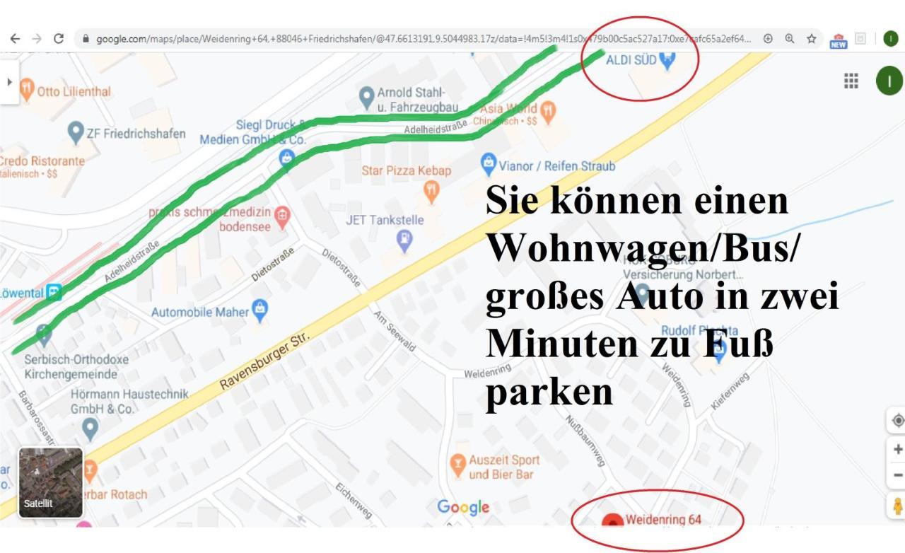4-Zimmer Kinderfreundliche Ferienwohnung フリードリヒスハーフェン エクステリア 写真